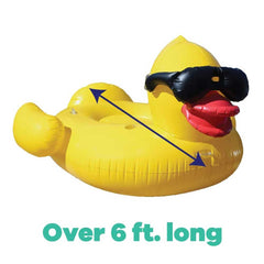 Markerway Giant Duck Pool Rafts & Inflatable Ride-ons