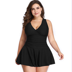 Women's Dress Swimsuit Set Plus Size