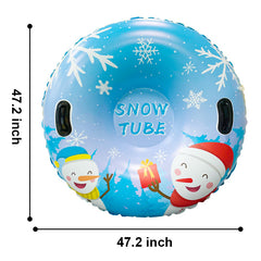 MARKERWAY Snow Tube Inflatable Snow Sled