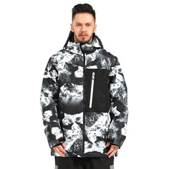 MARKERWAY Men's Oversize Ski Jackets Winter Outdoor Warm Snowboard Jacket