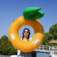 Pineapple Inflatable Swimming Ring Toy Party Pool Lifebuoy