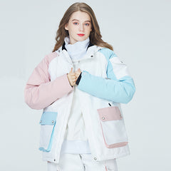 MARKERWAY Women's Colorblock Snow Jacket