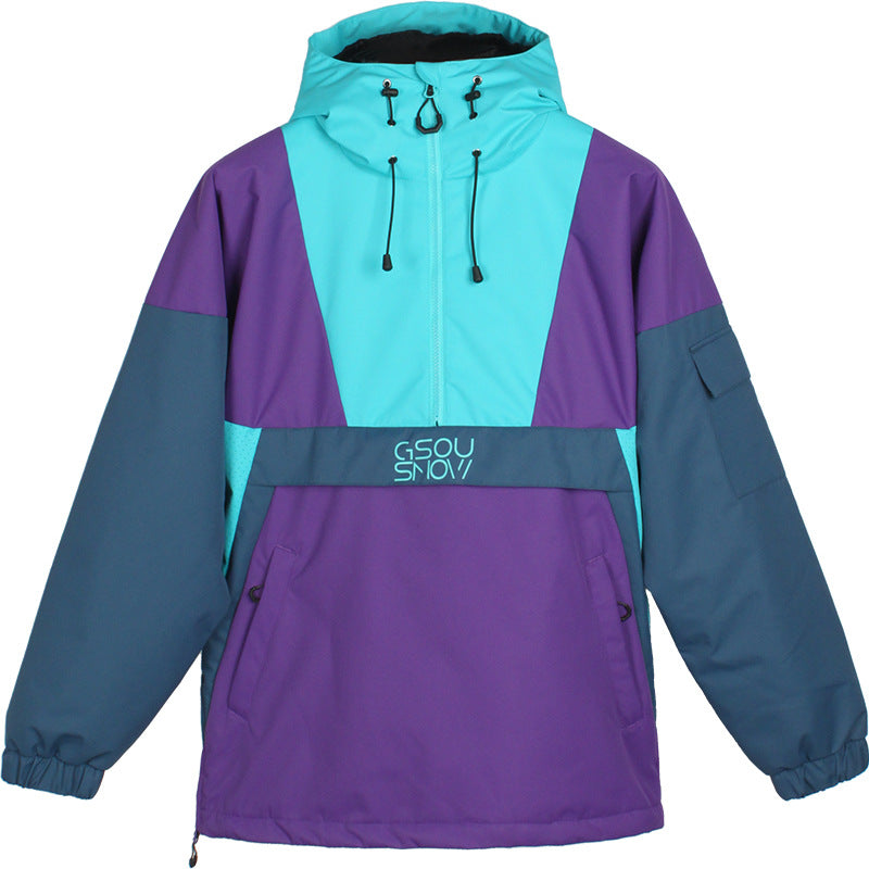 MARKERWAY Women's Unisex Reflective Freestyle Mountain Discover Snow Jacket