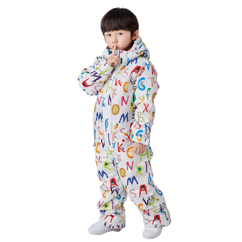 MARKERWAY Girl's Boy's One Piece Jumpsuits Ski Suits