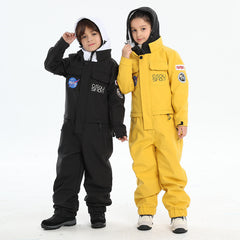 MARKERWAY Kids Ski Suit Boys Girls One Piece Snowsuits