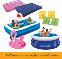 Electric Air Pump Inflator/Deflator For Airbeds Paddling Pools & Toys