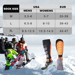 MARKERWAY Winter Snowboard Sport Socks Men Women